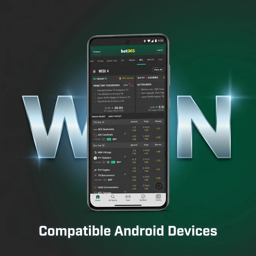 Bet365 app compatible Android devices in India including Samsung, Xiaomi, OnePlus, Realme, Oppo, Vivo and more