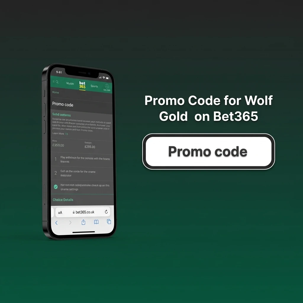 Bet365 promo code field for Wolf Gold casino game deposit bonus offer